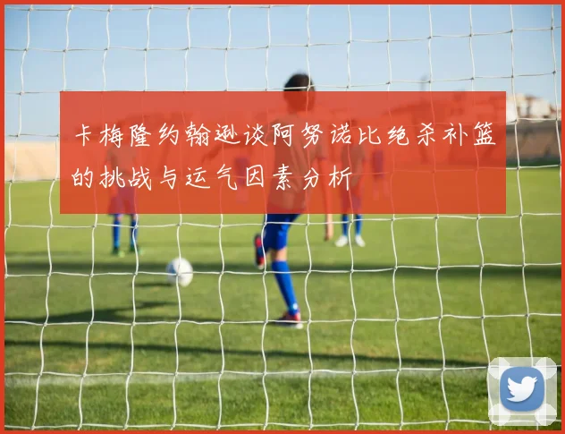 卡梅隆约翰逊谈阿努诺比绝杀补篮的挑战与运气因素分析