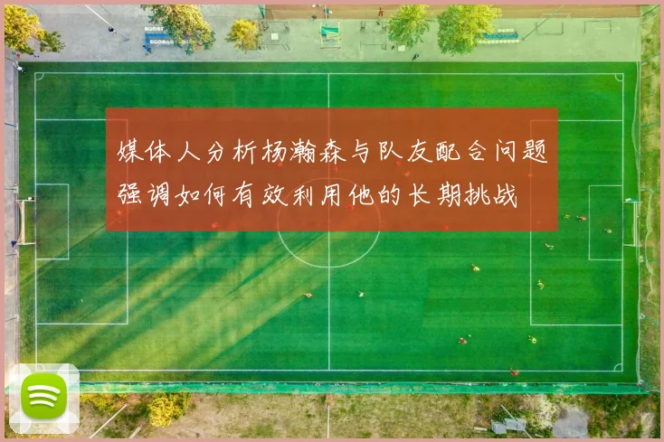 媒体人分析杨瀚森与队友配合问题强调如何有效利用他的长期挑战